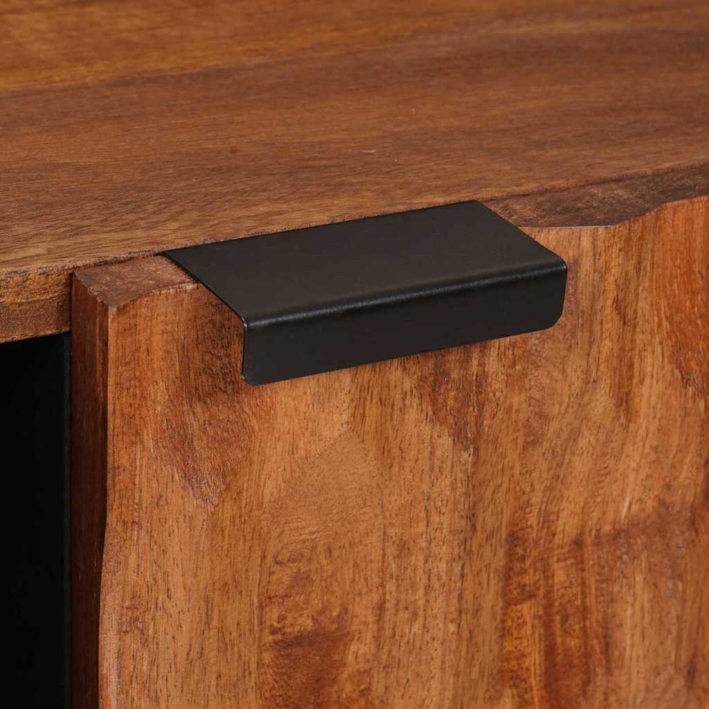 TV-skab Acacia Brun Finish 80 x 33 x 46 cm Massivt mangotræ