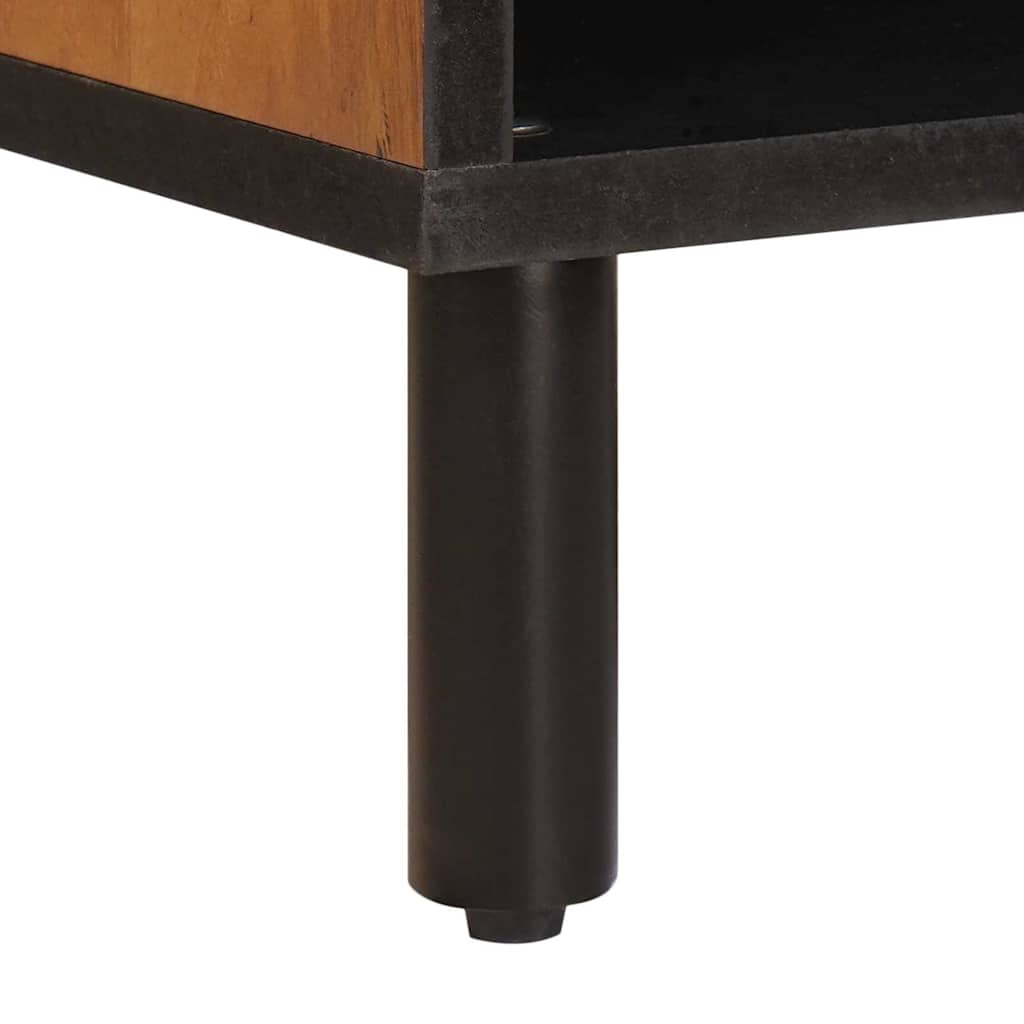TV-skab Acacia Brun Finish 80 x 33 x 46 cm Massivt mangotræ