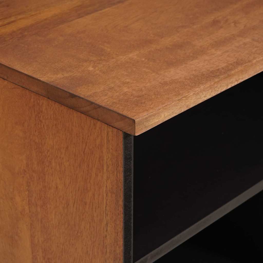 TV-skab Acacia Brun Finish 100 x 33 x 46 cm Massivt mangotræ