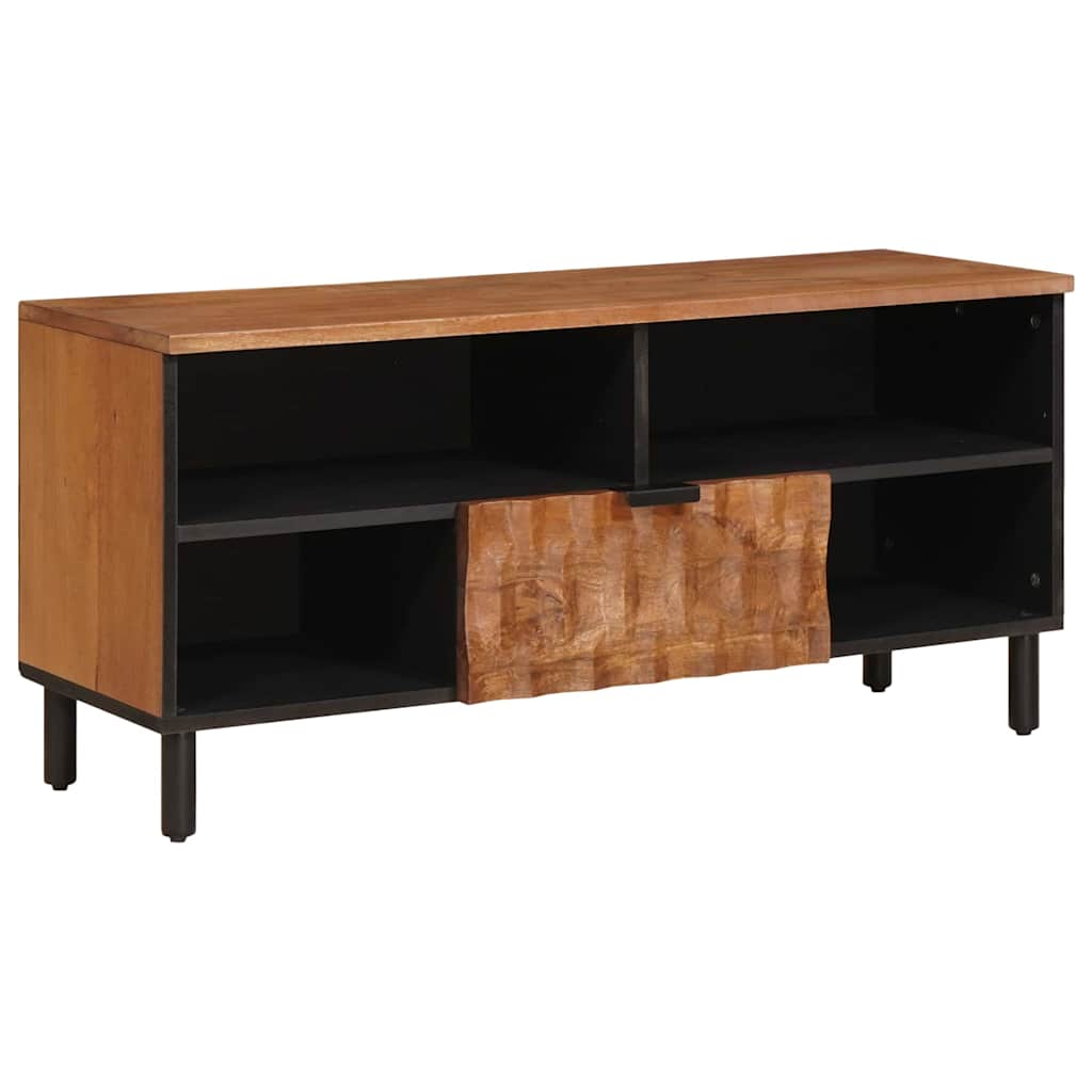TV-skab Acacia Brun Finish 100 x 33 x 46 cm Massivt mangotræ