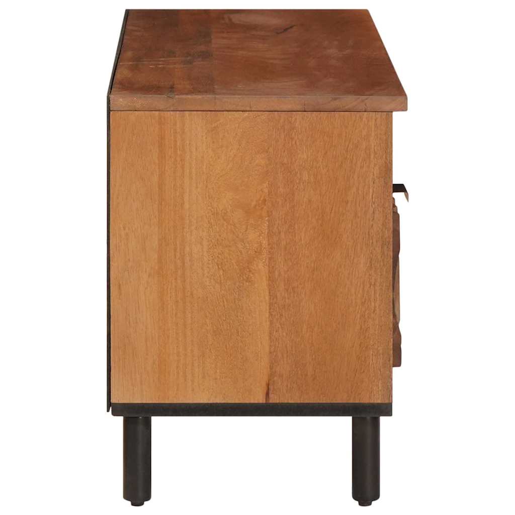 TV-skab Acacia Brun Finish 100 x 33 x 46 cm Massivt mangotræ