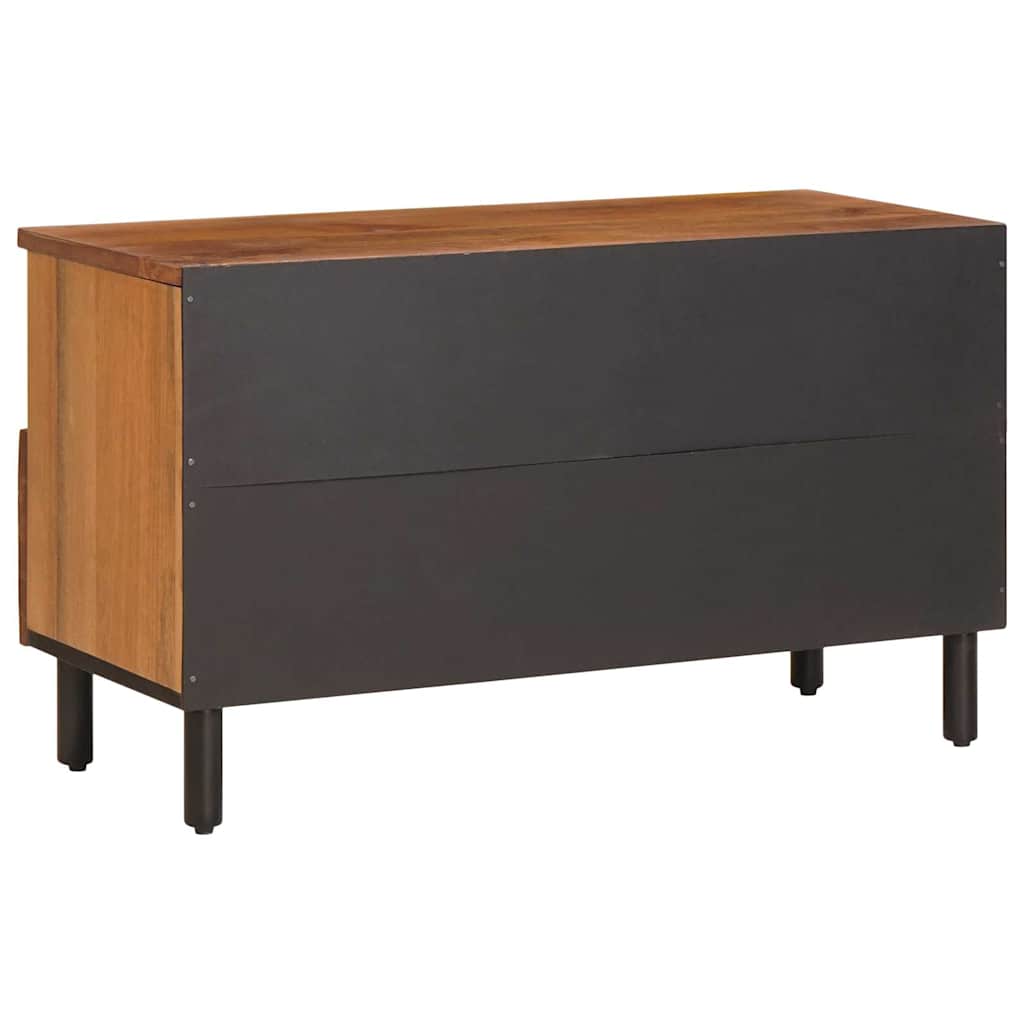 TV-skab Acacia Brun Finish 80 x 33 x 46 cm Massivt mangotræ