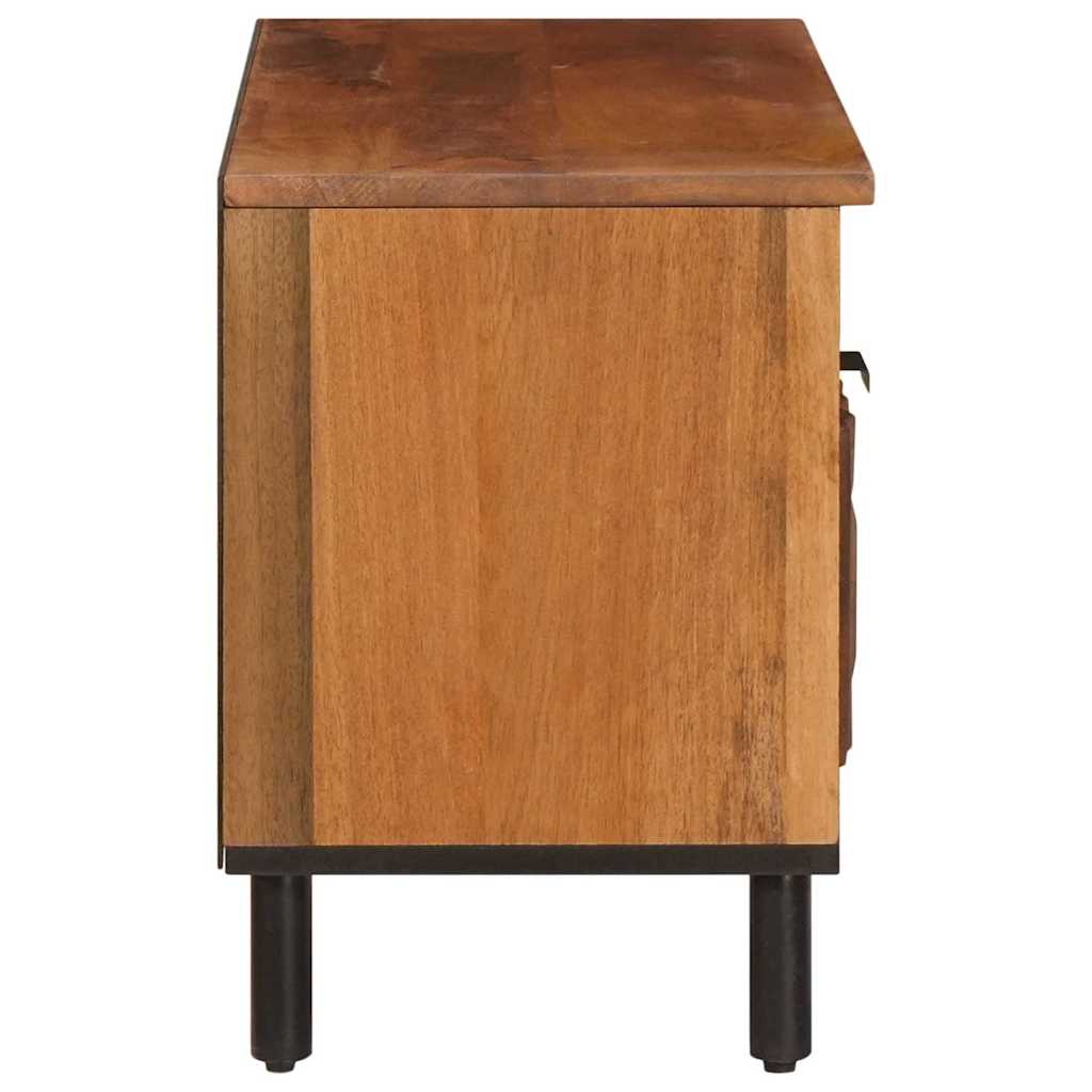 TV-skab Acacia Brun Finish 80 x 33 x 46 cm Massivt mangotræ