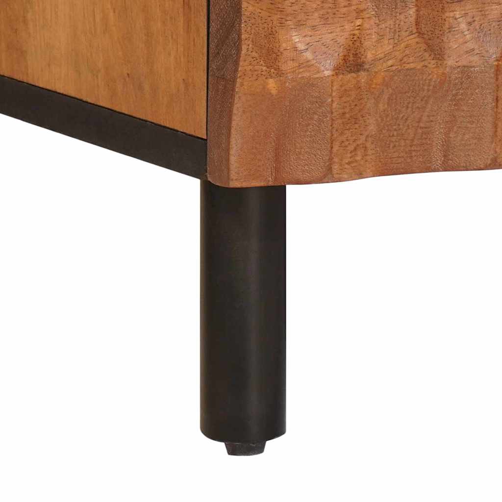 TV-skab Acacia Brun Finish 100 x 33 x 46 cm Massivt mangotræ