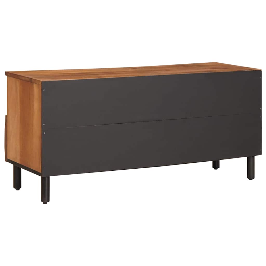 TV-skab Acacia Brun Finish 100 x 33 x 46 cm Massivt mangotræ
