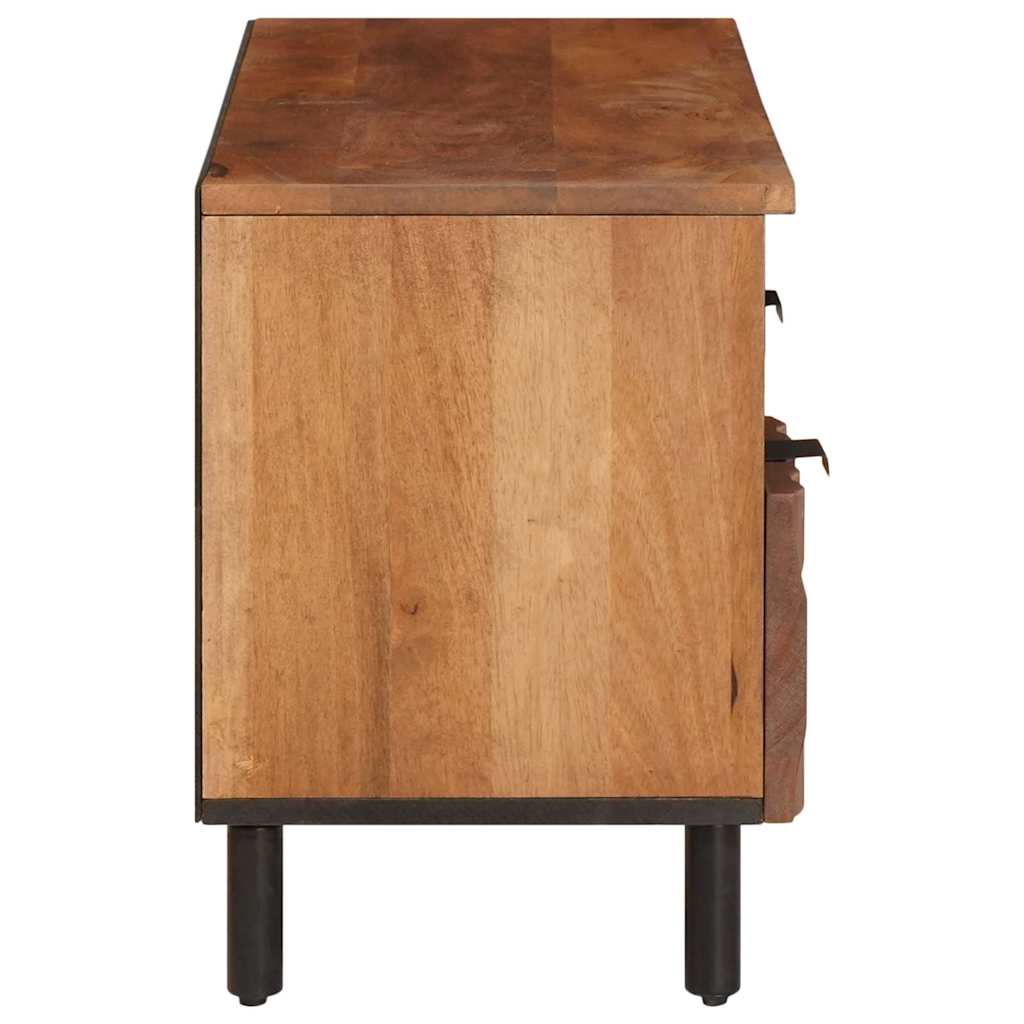 TV-skab Acacia Brun Finish 100 x 33 x 46 cm Massivt mangotræ