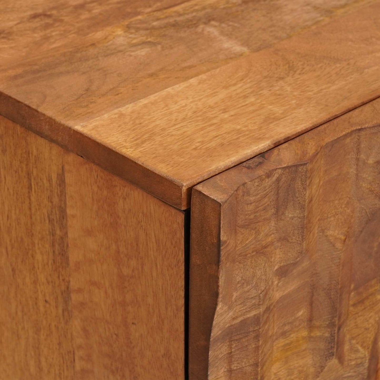 Sideboard Acacia Brun Finish 40 x 33 x 75 cm Massivt mangotræ
