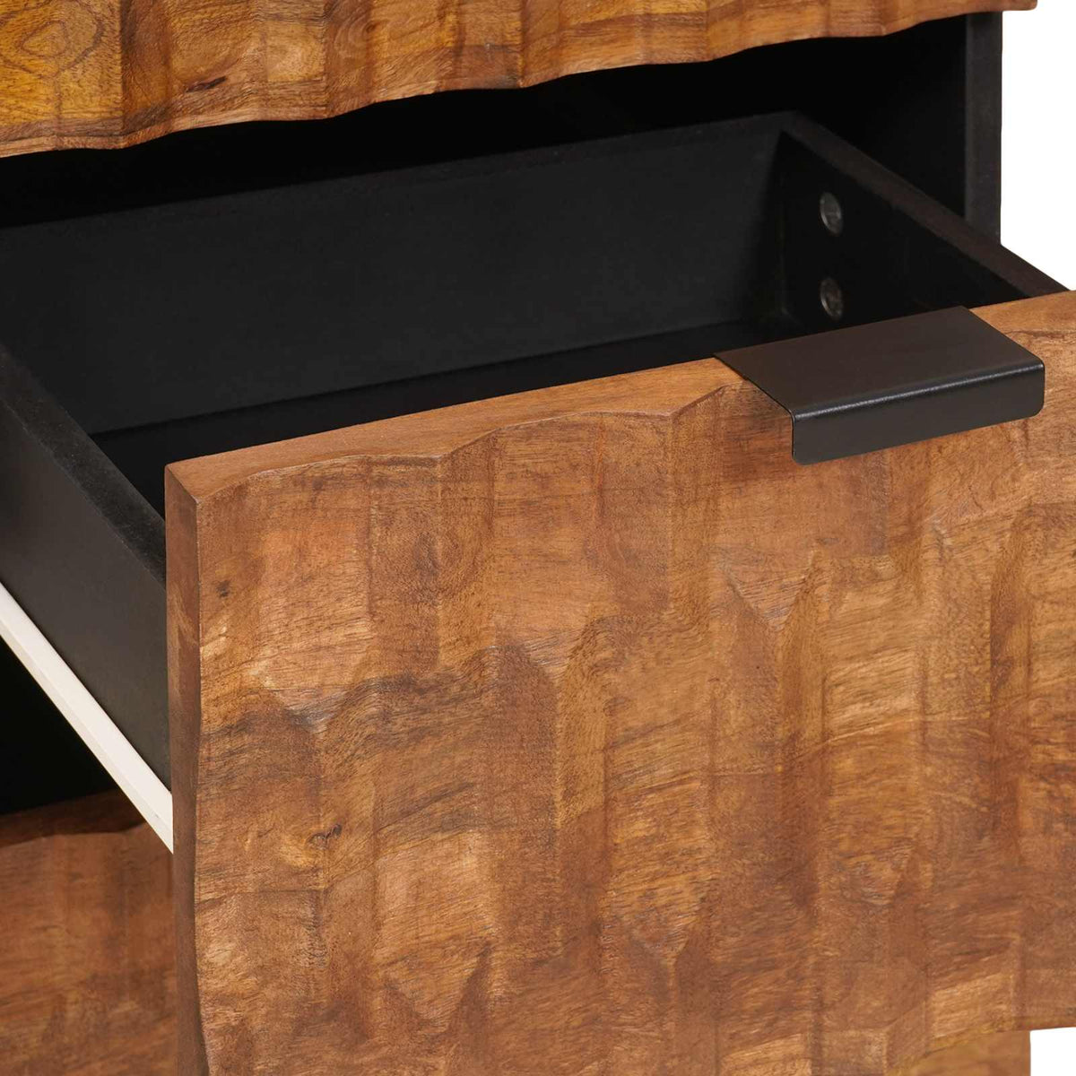 Sideboard Acacia Brun Finish 40 x 33 x 75 cm Massivt mangotræ