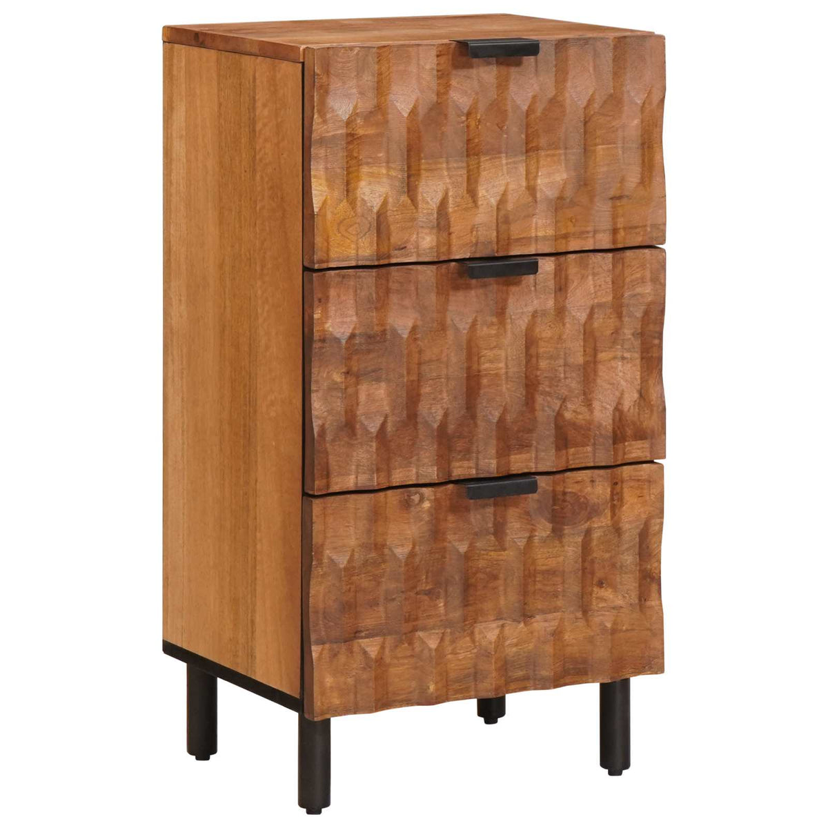Sideboard Acacia Brun Finish 40 x 33 x 75 cm Massivt mangotræ