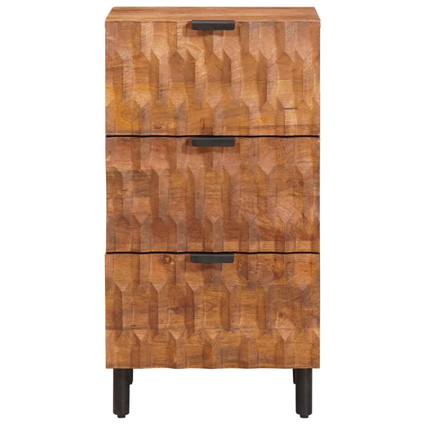 Sideboard Acacia Brun Finish 40 x 33 x 75 cm Massivt mangotræ