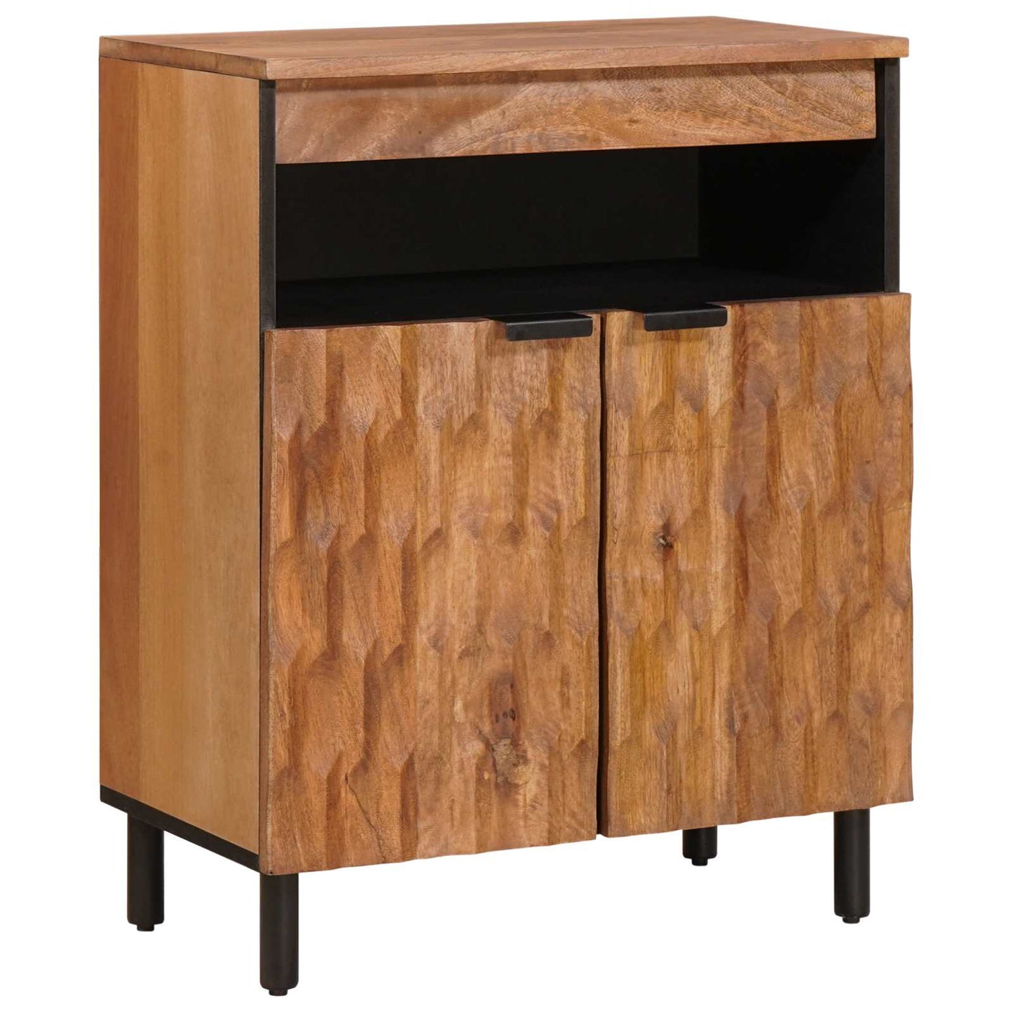 Sideboard Acacia Brun Finish 60 x 33 x 75 cm Massivt mangotræ