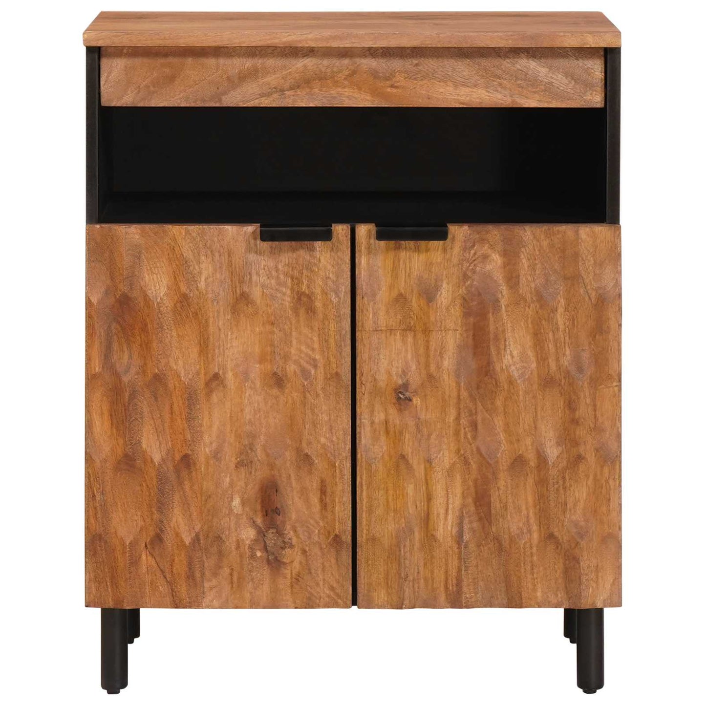Sideboard Acacia Brun Finish 60 x 33 x 75 cm Massivt mangotræ