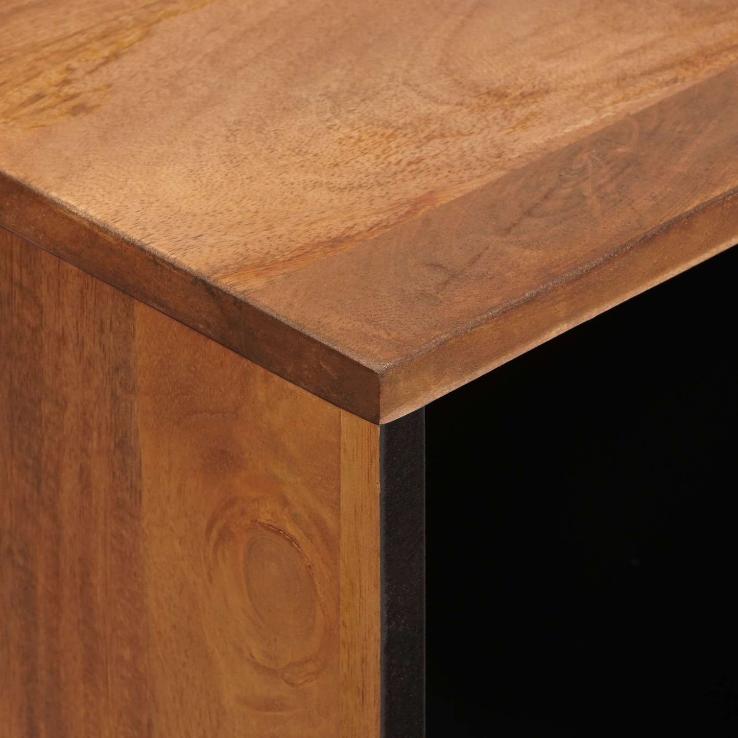 Sideboard Acacia Brun Finish 80 x 33 x 75 cm Massivt mangotræ