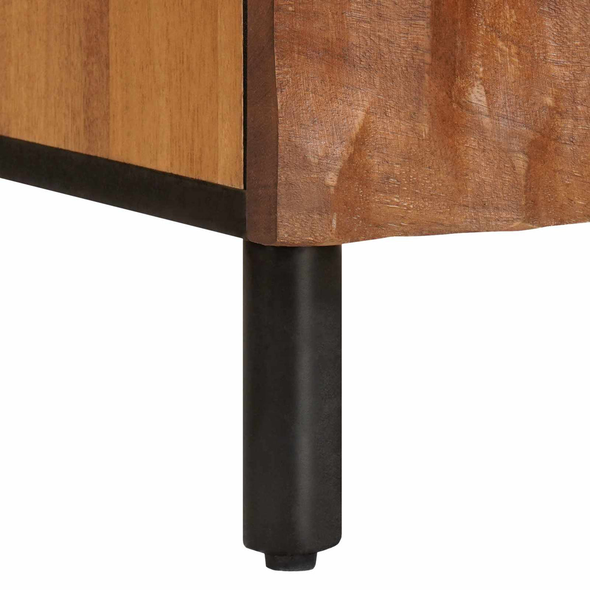 Sideboard Acacia Brun Finish 80 x 33 x 75 cm Massivt mangotræ