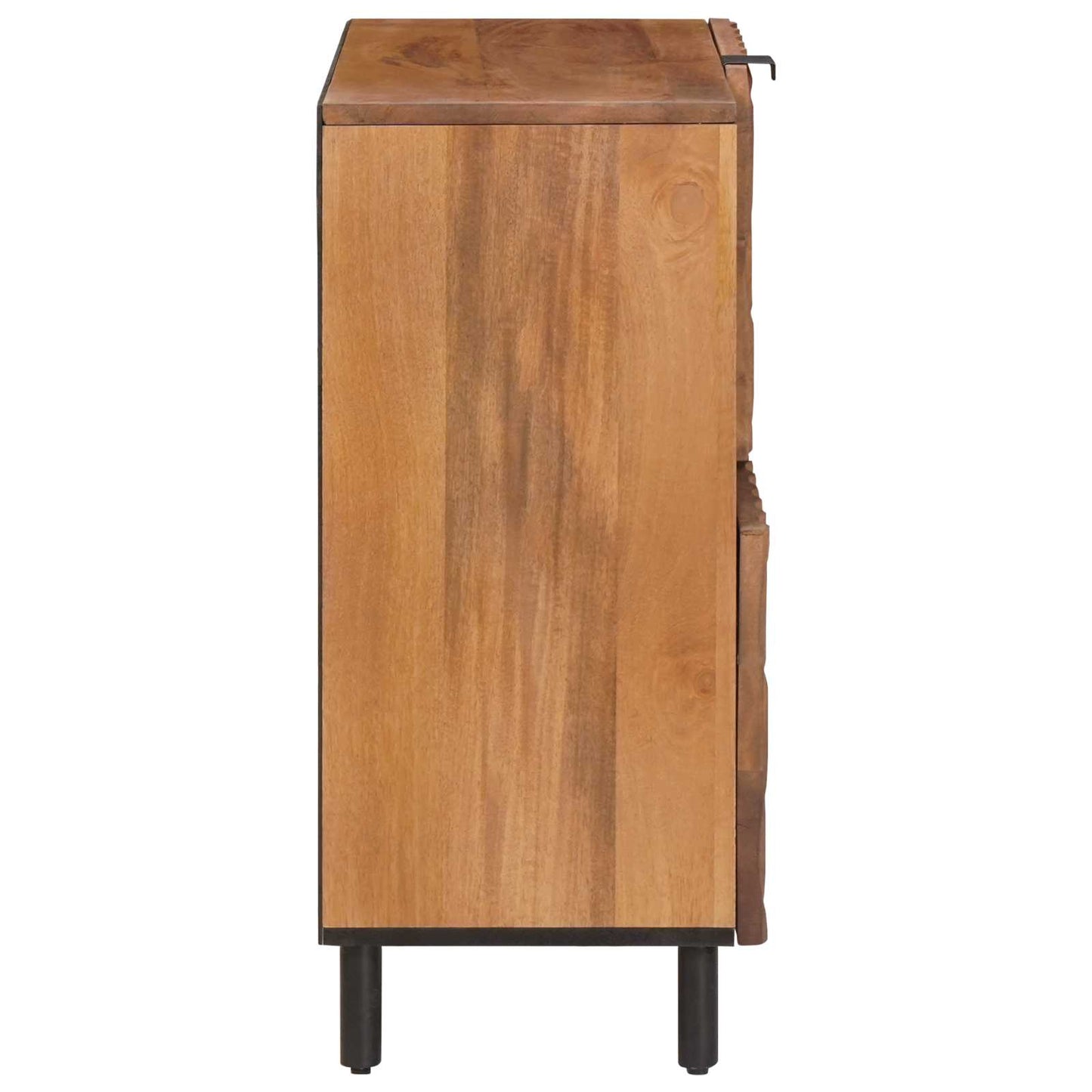 Sideboard Acacia Brun Finish 80 x 33 x 75 cm Massivt mangotræ