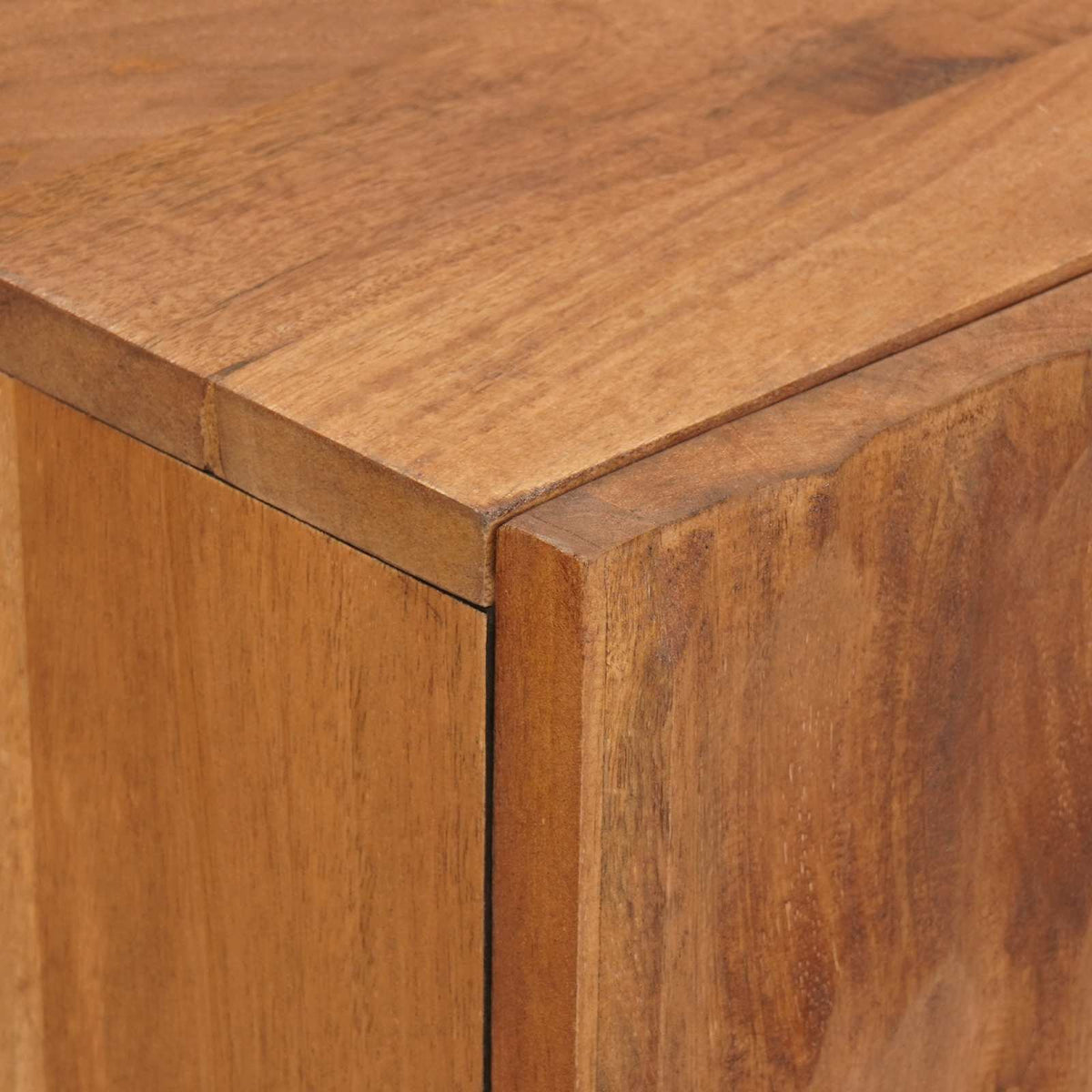 Sideboard Acacia Brun Finish 90 x 33 x 75 cm Massivt mangotræ