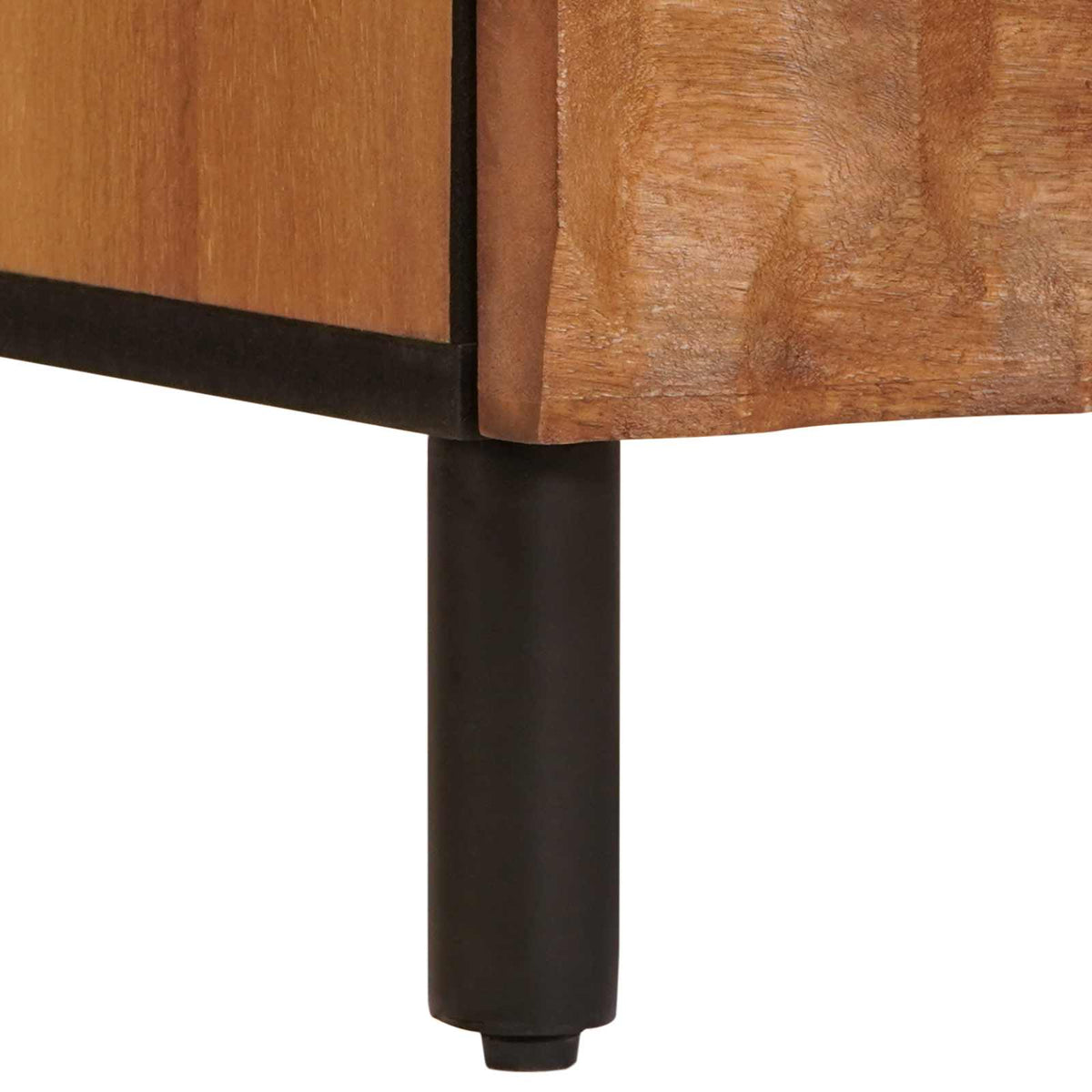 Highboard Acacia Brun Finish 40 x 33 x 110 cm Massivt mangotræ