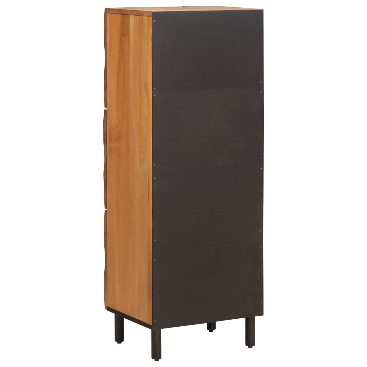 Highboard Acacia Brun Finish 40 x 33 x 110 cm Massivt mangotræ