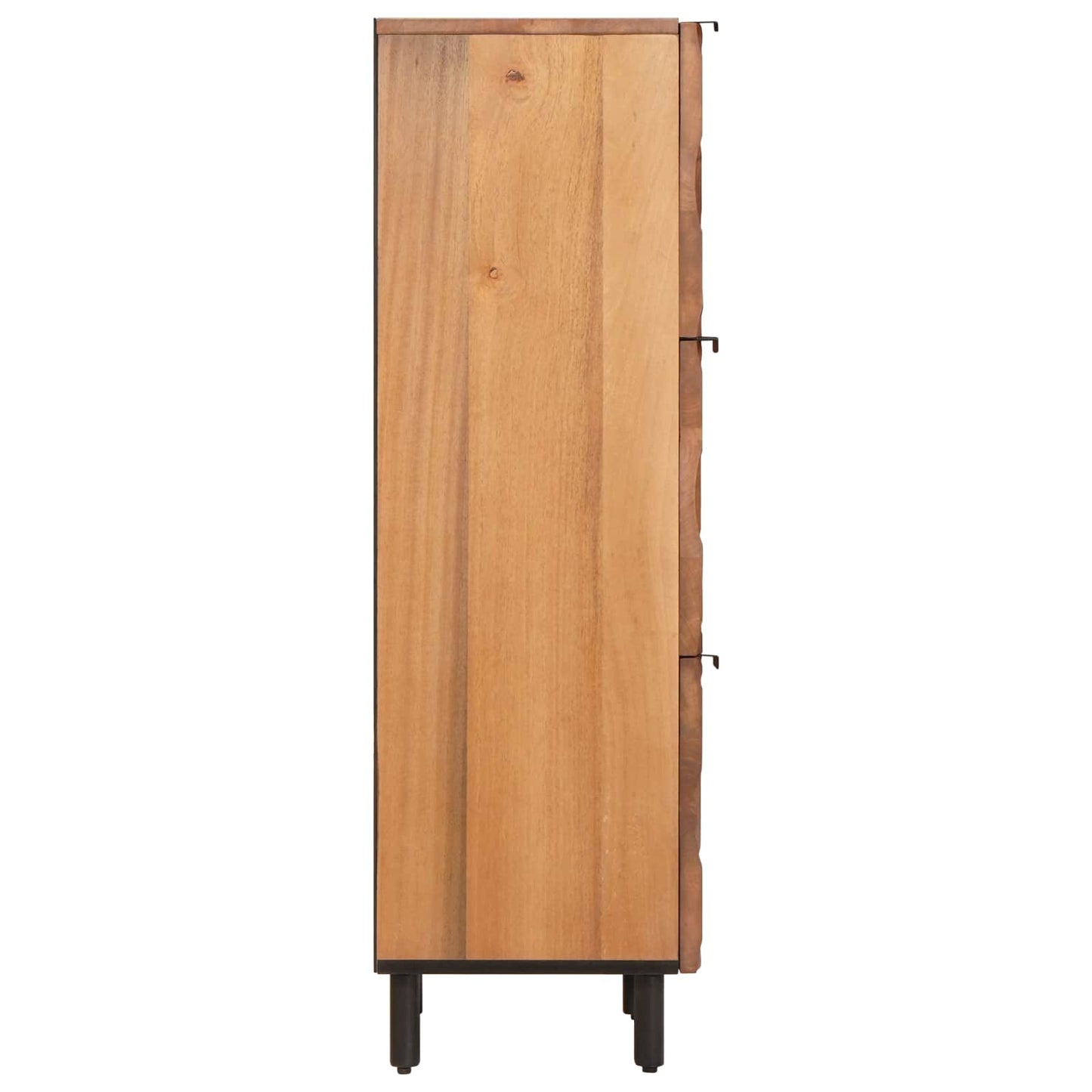 Highboard Acacia Brun Finish 40 x 33 x 110 cm Massivt mangotræ