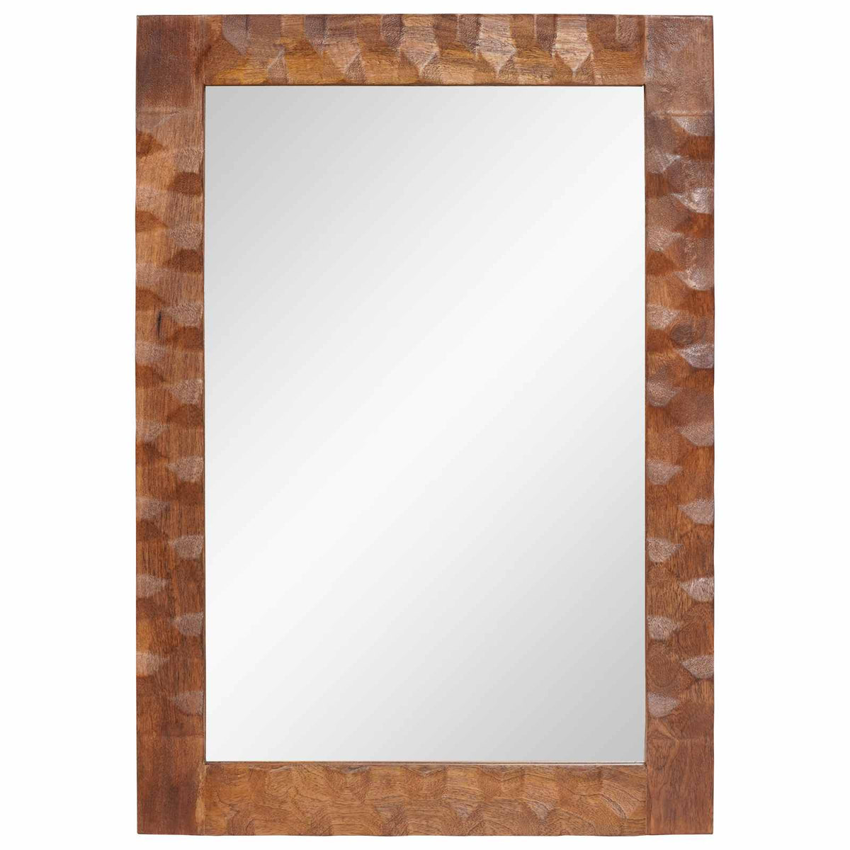 Badeværelsesspejl Acacia Brun Finish 50 x 70 x 2,5 cm