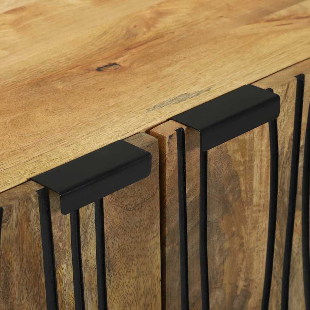 Sideboard Naturfarvet 60 x 33,5 x 75 cm Massivt mangotræ