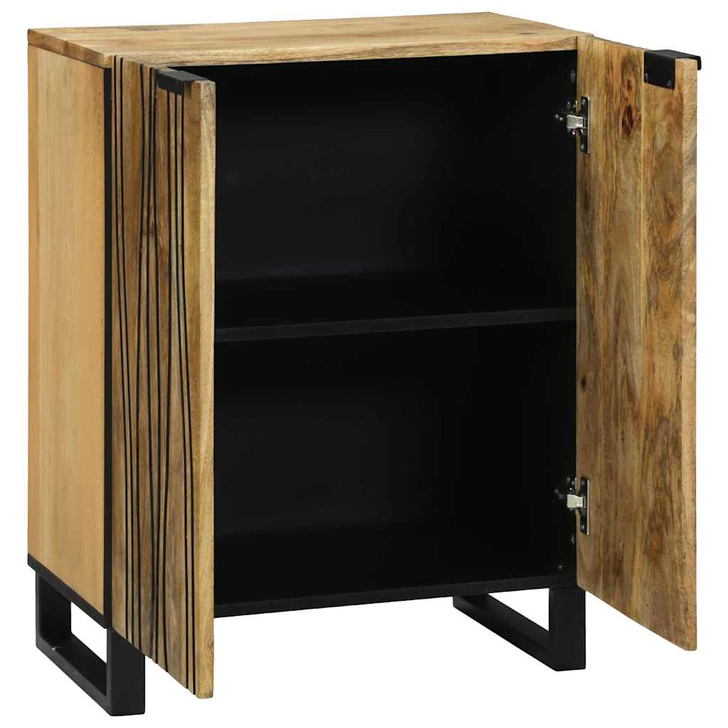 Sideboard Naturfarvet 60 x 33,5 x 75 cm Massivt mangotræ