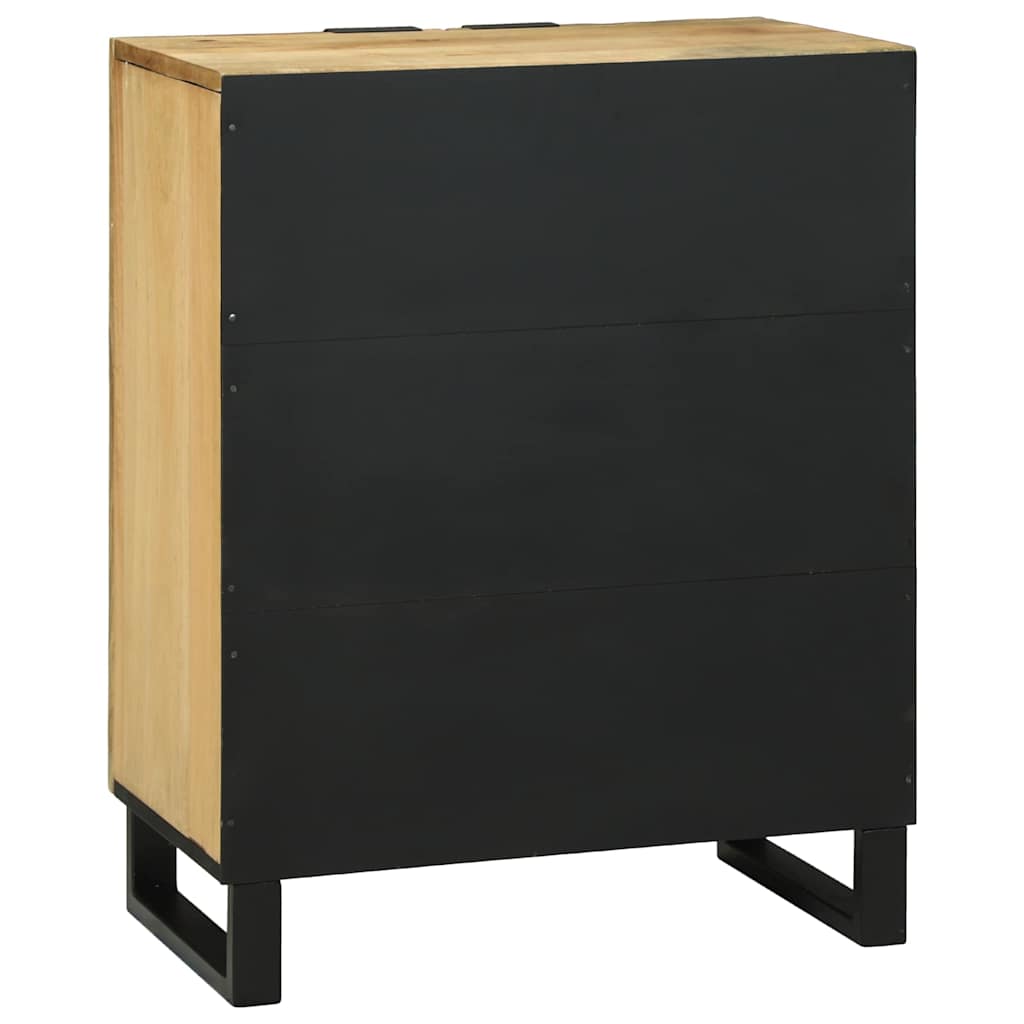 Sideboard Naturfarvet 60 x 33,5 x 75 cm Massivt mangotræ