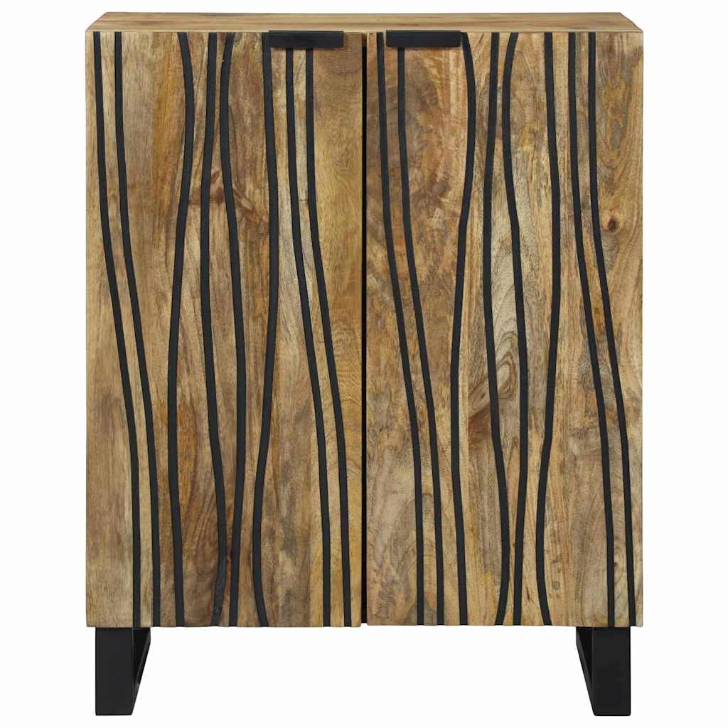Sideboard Naturfarvet 60 x 33,5 x 75 cm Massivt mangotræ