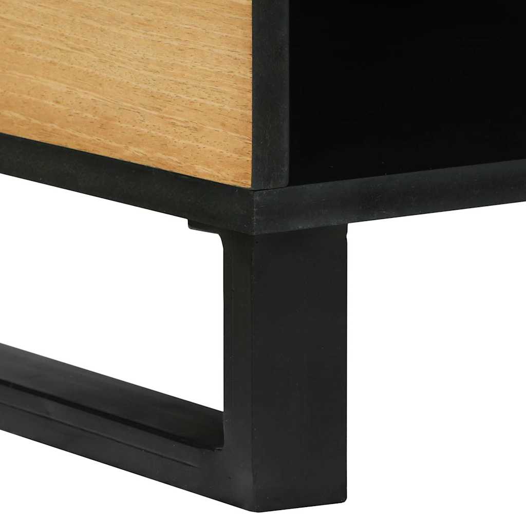 Sofabord Naturfarvet 80 x 50 x 40 cm Konstrueret træ