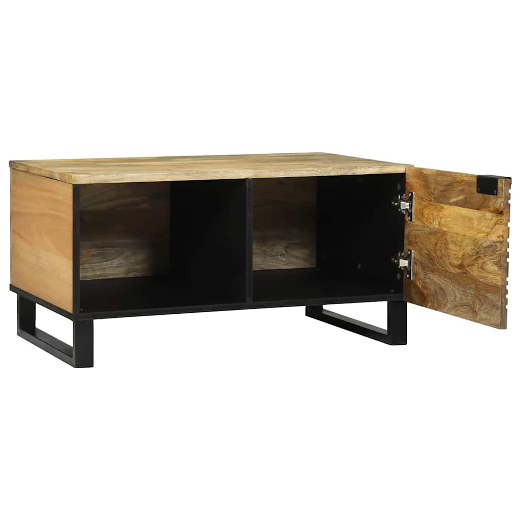 Sofabord Naturfarvet 80 x 50 x 40 cm Konstrueret træ