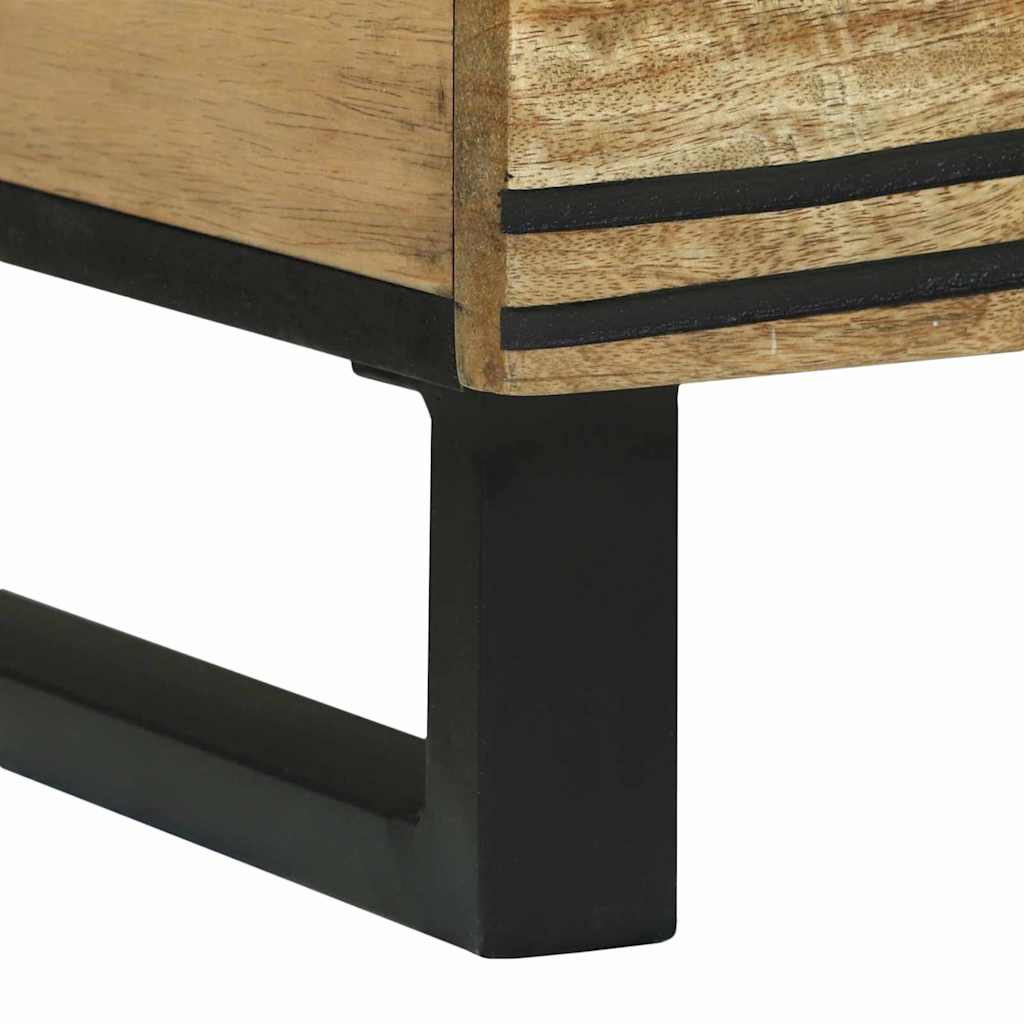 Sofabord Naturfarvet 80 x 50 x 40 cm Konstrueret træ