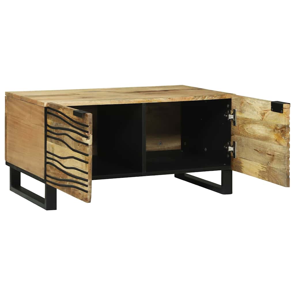Sofabord Naturfarvet 80 x 50 x 40 cm Konstrueret træ