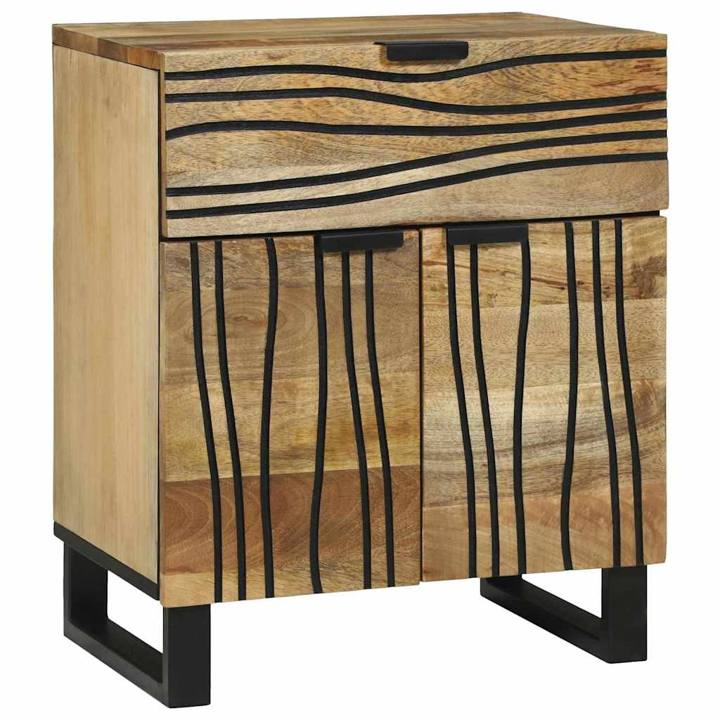 Natskab Naturfarvet 50 x 33 x 60 cm Konstrueret træ