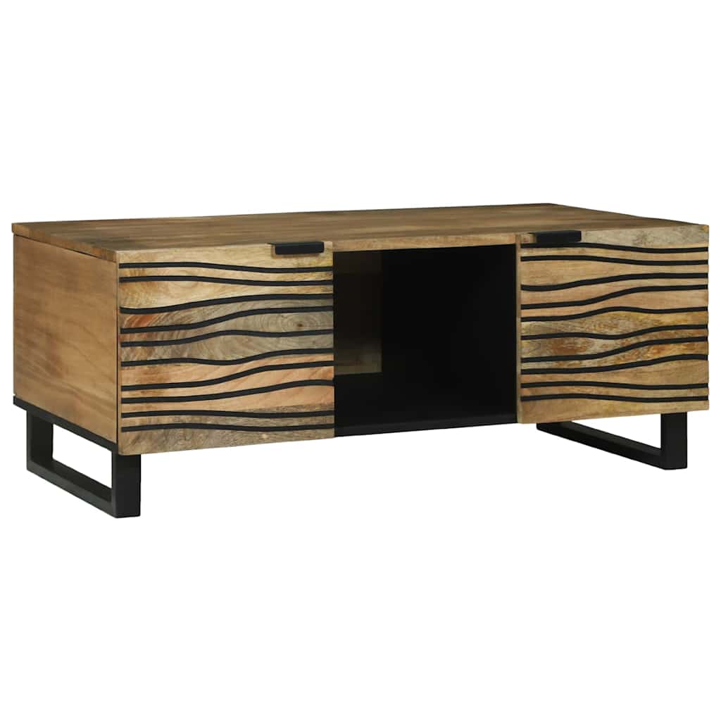 Sofabord Naturfarvet 100 x 54 x 40 cm Konstrueret træ