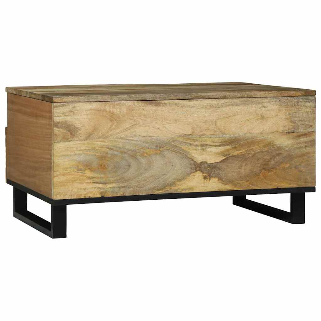 Sofabord Naturfarvet 80 x 54 x 40 cm Konstrueret træ