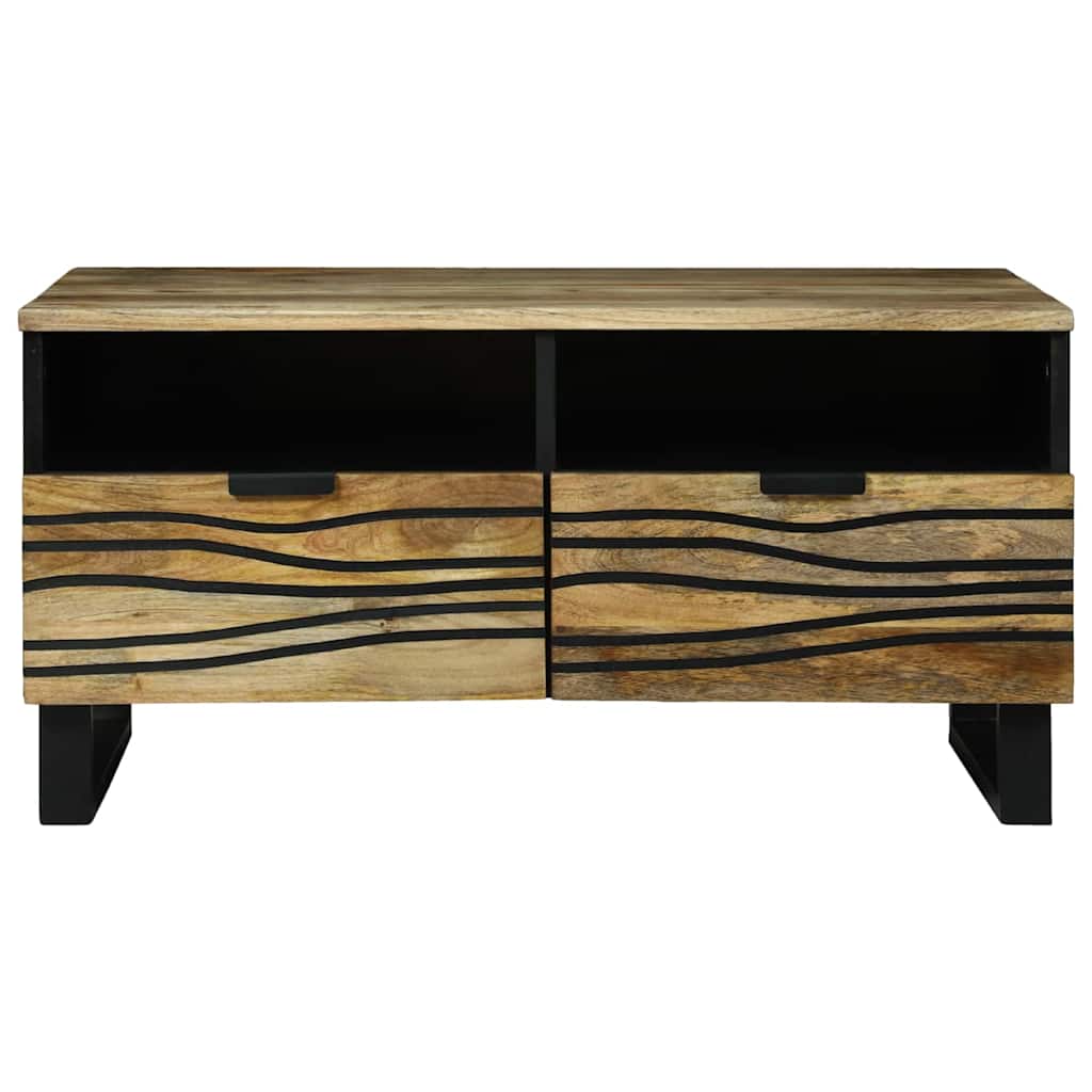 Sofabord Naturfarvet 80 x 54 x 40 cm Konstrueret træ