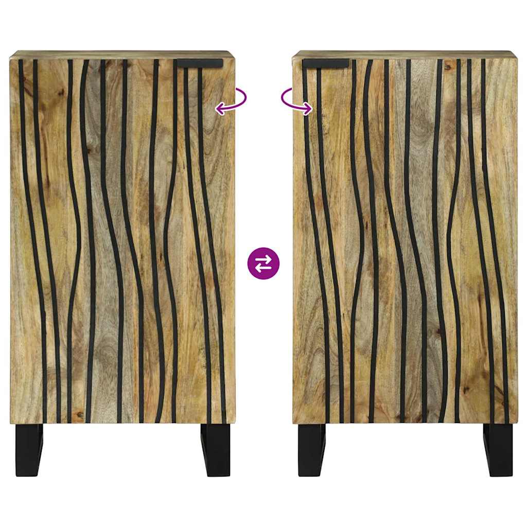 Sideboard Brun 40 x 33 x 75 cm Massivt mangotræ