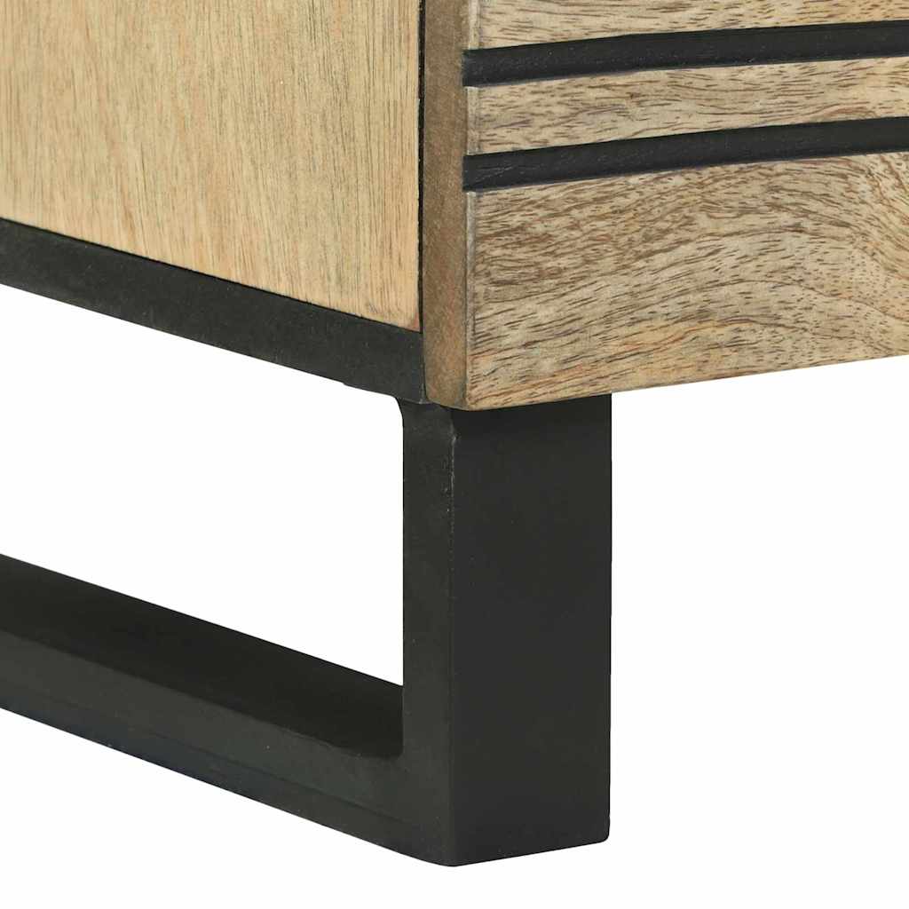 Sideboard Brun 80 x 33 x 75 cm Massivt mangotræ