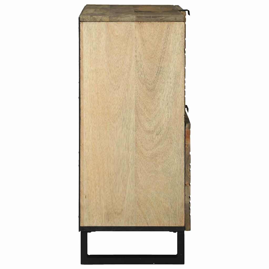 Sideboard Brun 80 x 33 x 75 cm Massivt mangotræ
