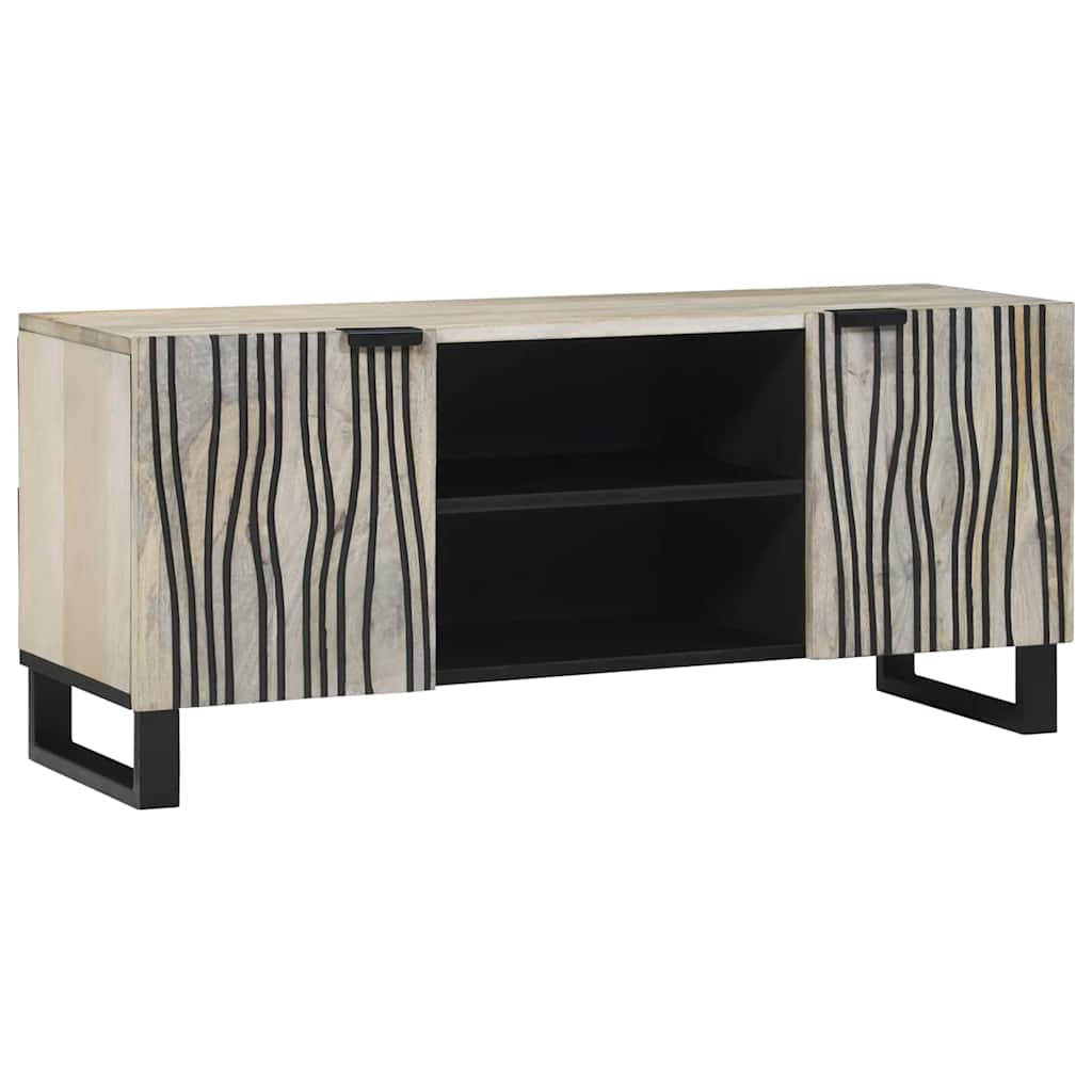 TV Enheder 105 x 33 x 46 cm Hvid Konstrueret træ