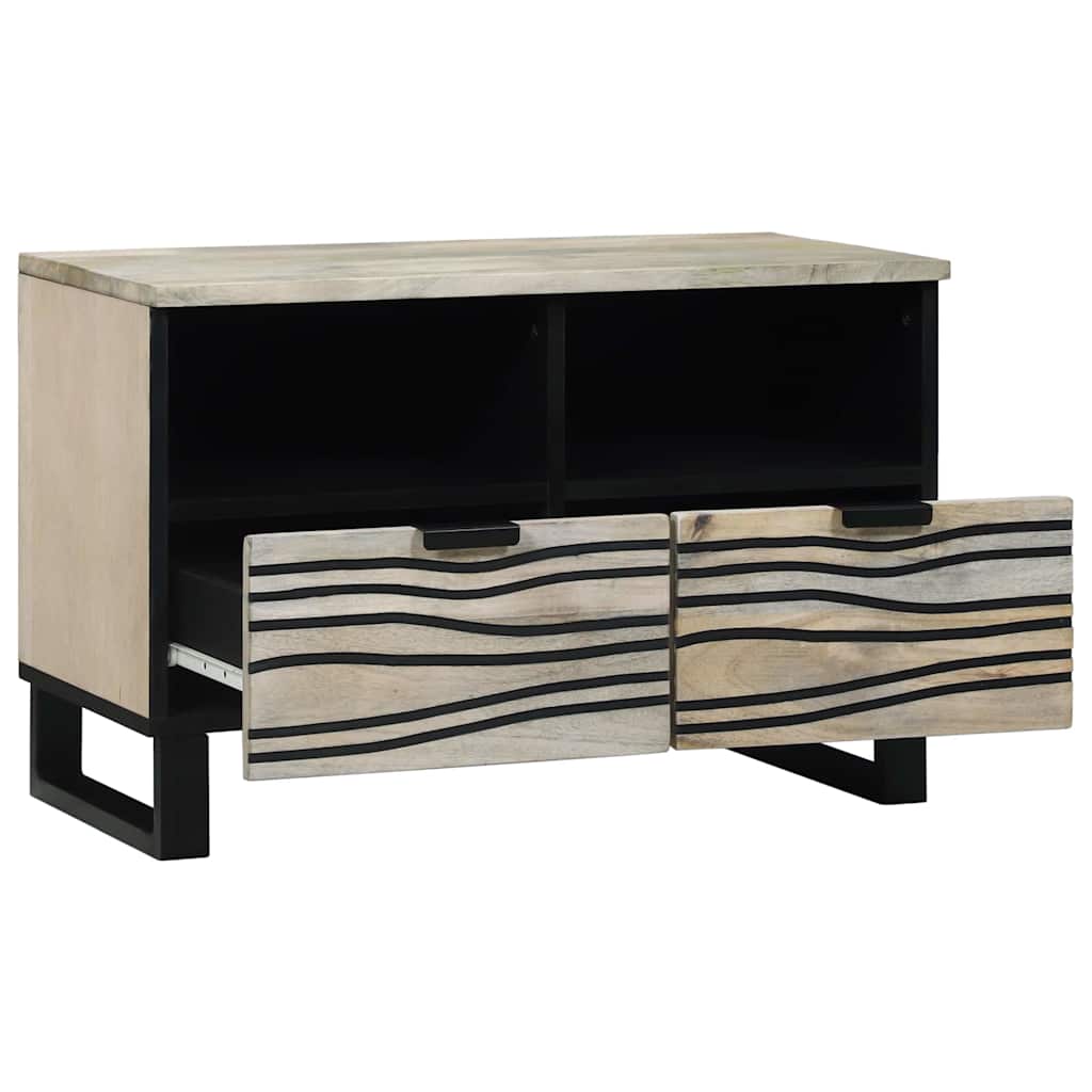TV Enheder 70 x 33 x 46 cm Hvid Konstrueret træ
