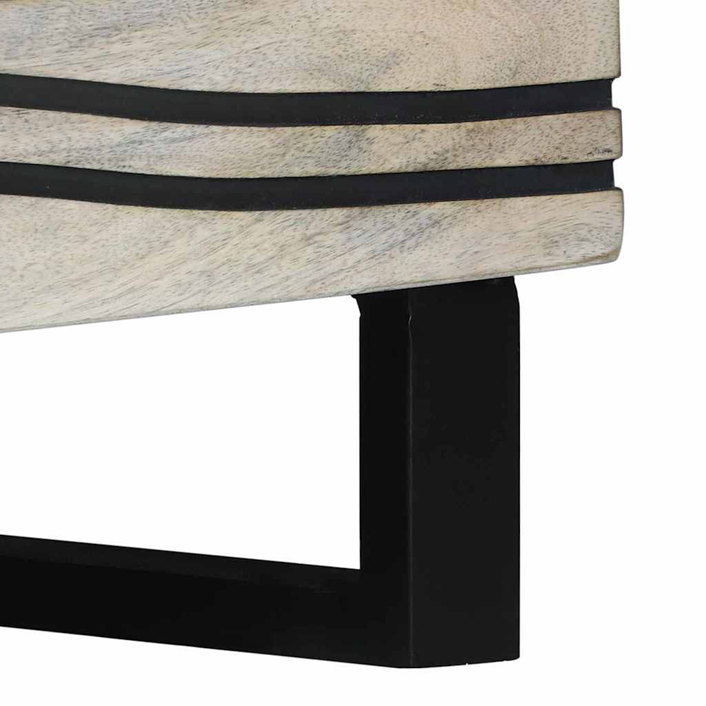 Sofabord Hvid 80 x 50 x 40 cm Konstrueret træ