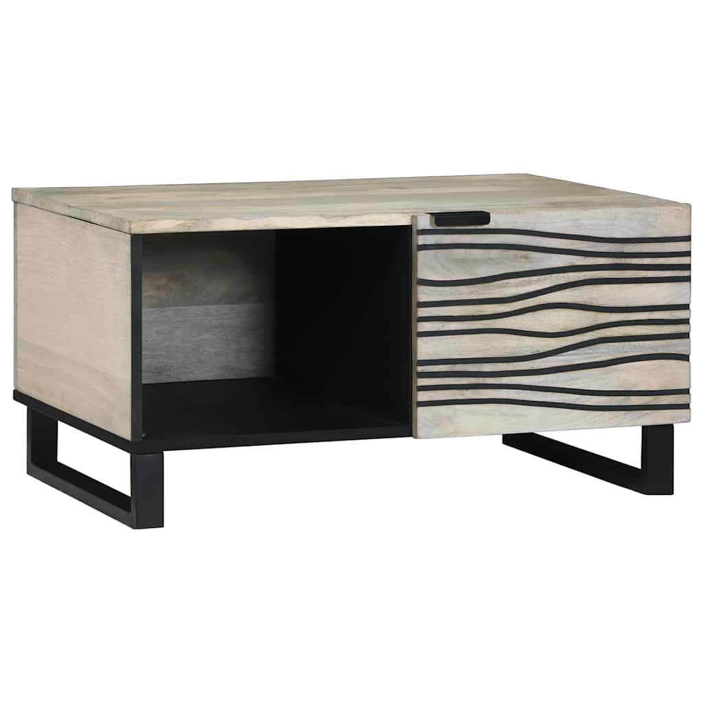 Sofabord Hvid 80 x 50 x 40 cm Konstrueret træ