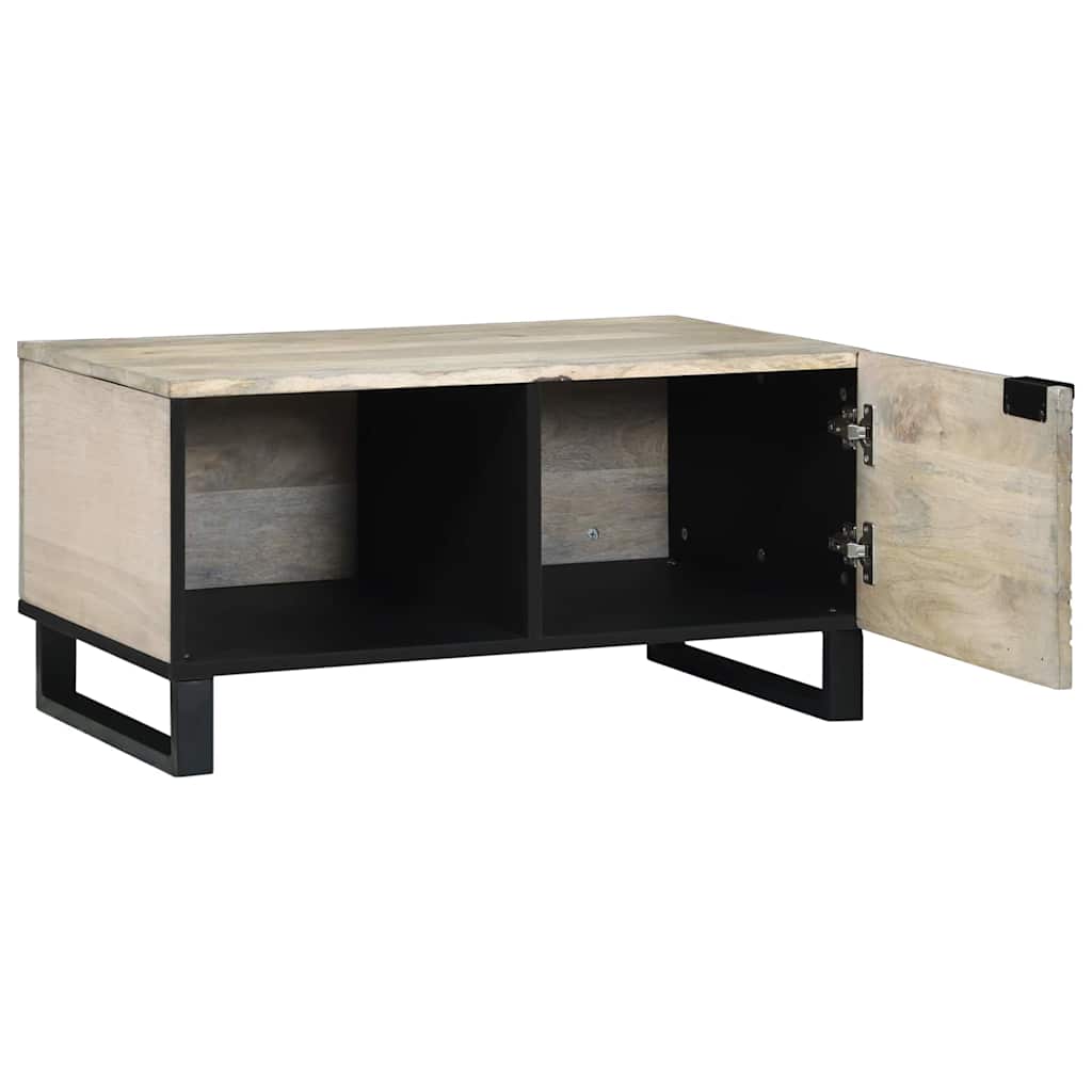 Sofabord Hvid 80 x 50 x 40 cm Konstrueret træ