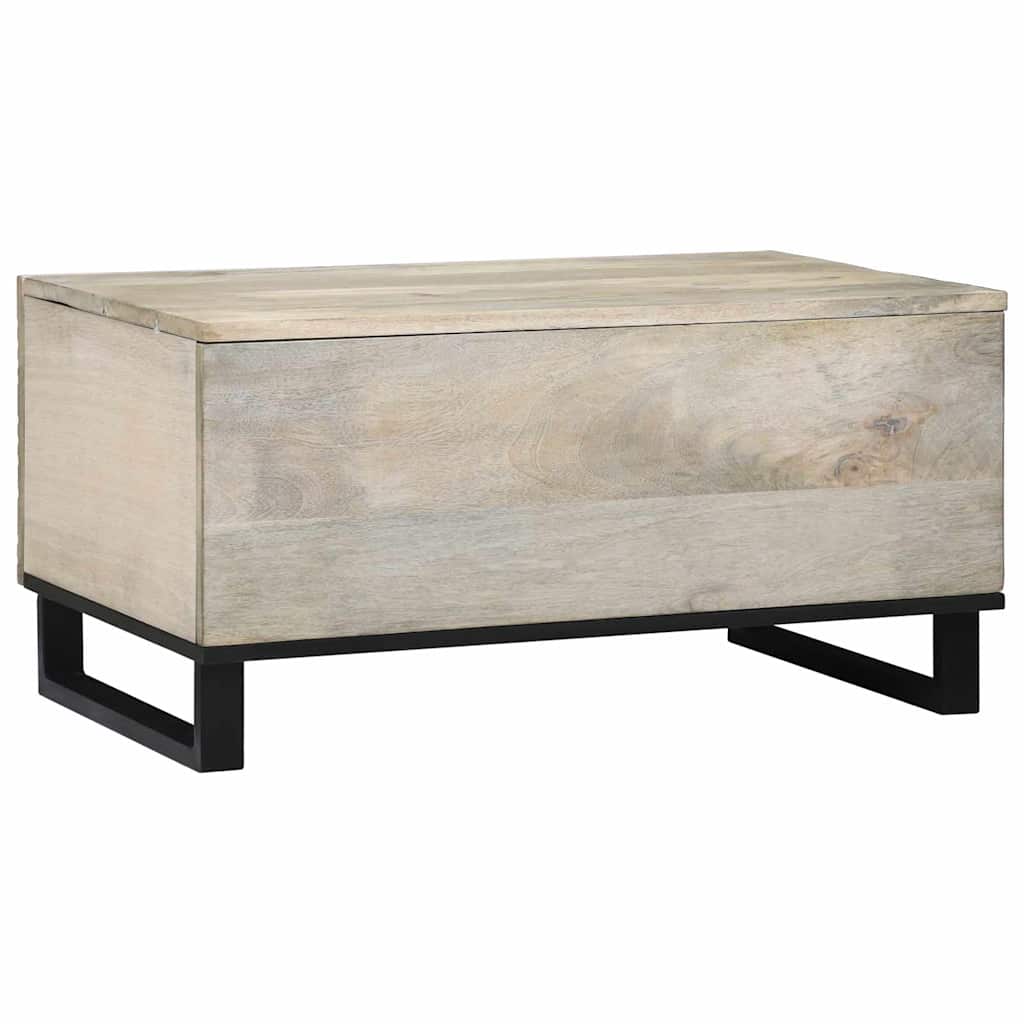 Sofabord Hvid 80 x 50 x 40 cm Konstrueret træ