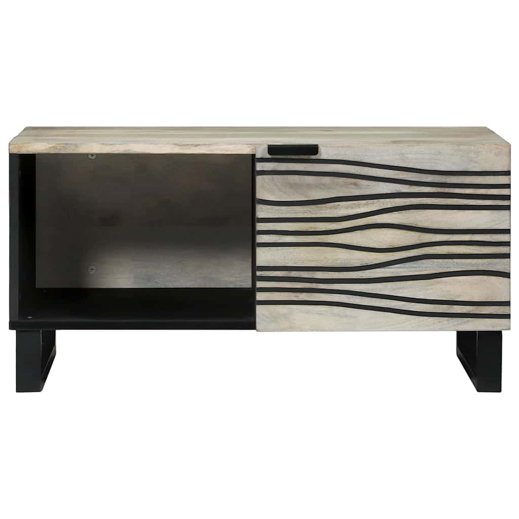Sofabord Hvid 80 x 50 x 40 cm Konstrueret træ