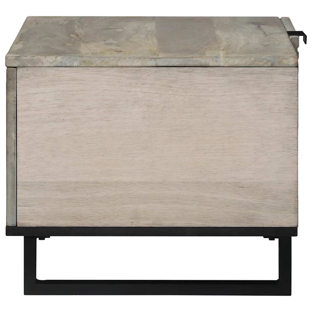Sofabord Hvid 80 x 50 x 40 cm Konstrueret træ