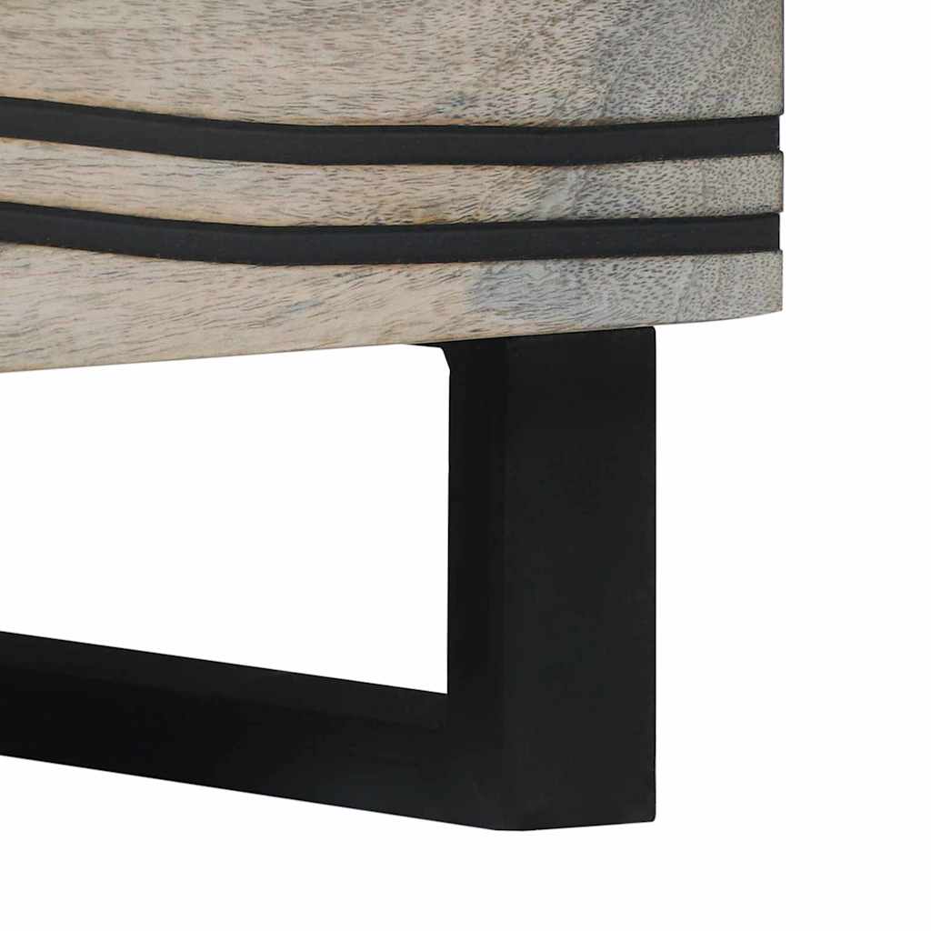 Sofabord Hvid 80 x 50 x 40 cm Konstrueret træ