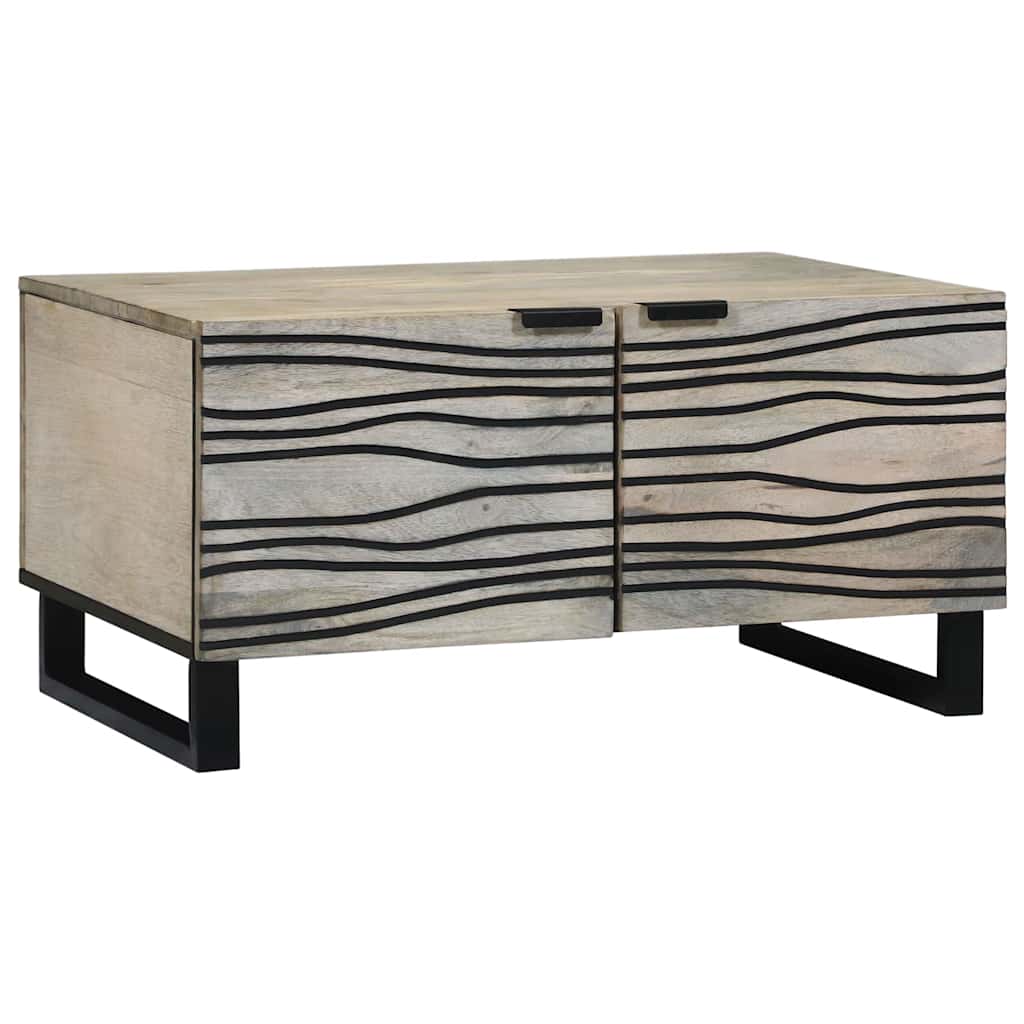 Sofabord Hvid 80 x 50 x 40 cm Konstrueret træ
