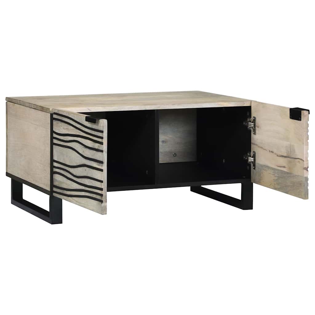 Sofabord Hvid 80 x 50 x 40 cm Konstrueret træ